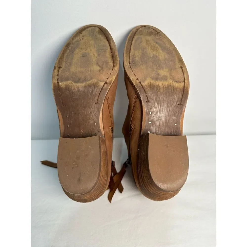 Sam Edelman tan leather zippers on sides ankle boots size 7.     S-0330 - Picture 8 of 8